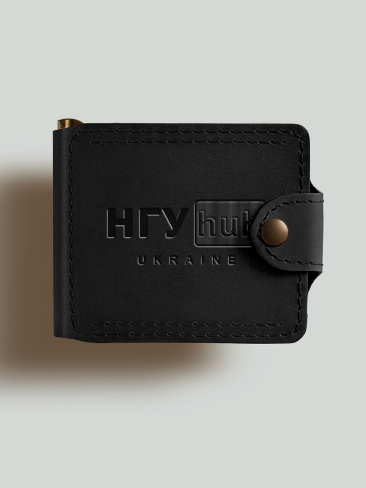 Затиск для банкнот Comfort з монетницею НГУ hub