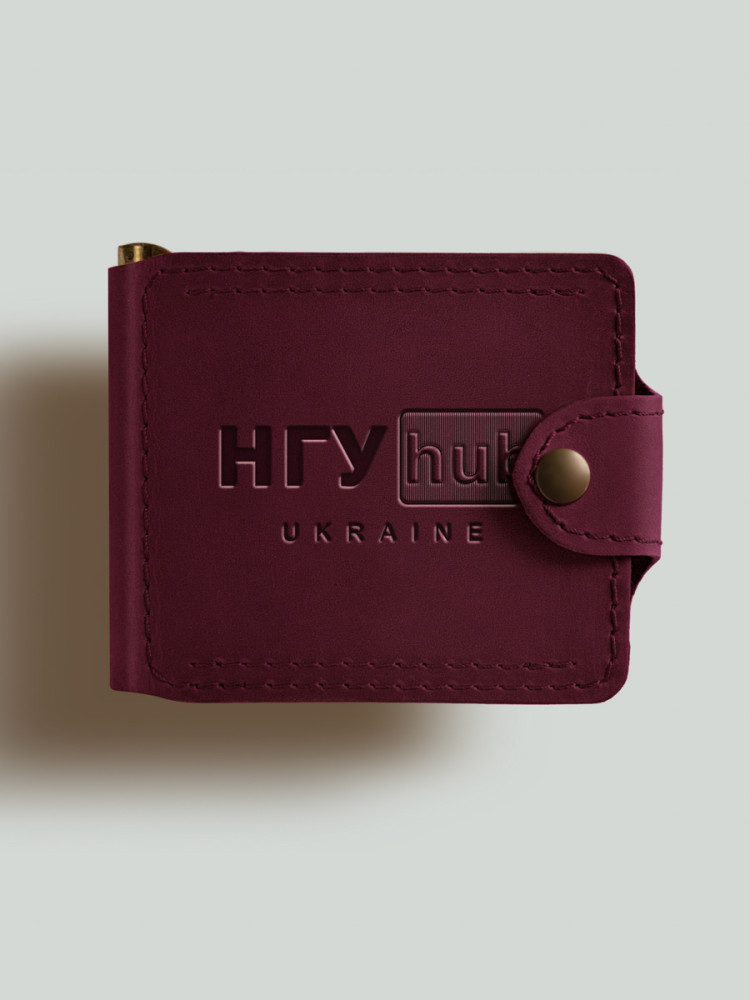 Затиск для банкнот Comfort з монетницею НГУ hub