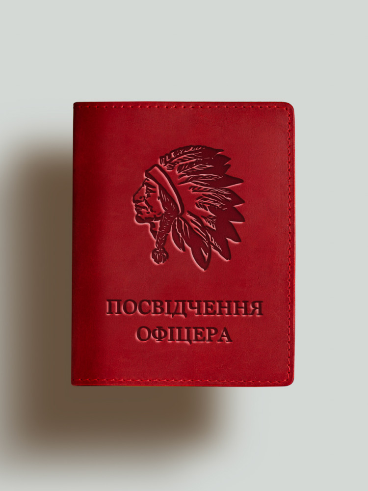 Обкладинка для посвідчення офіцера Індіанець
