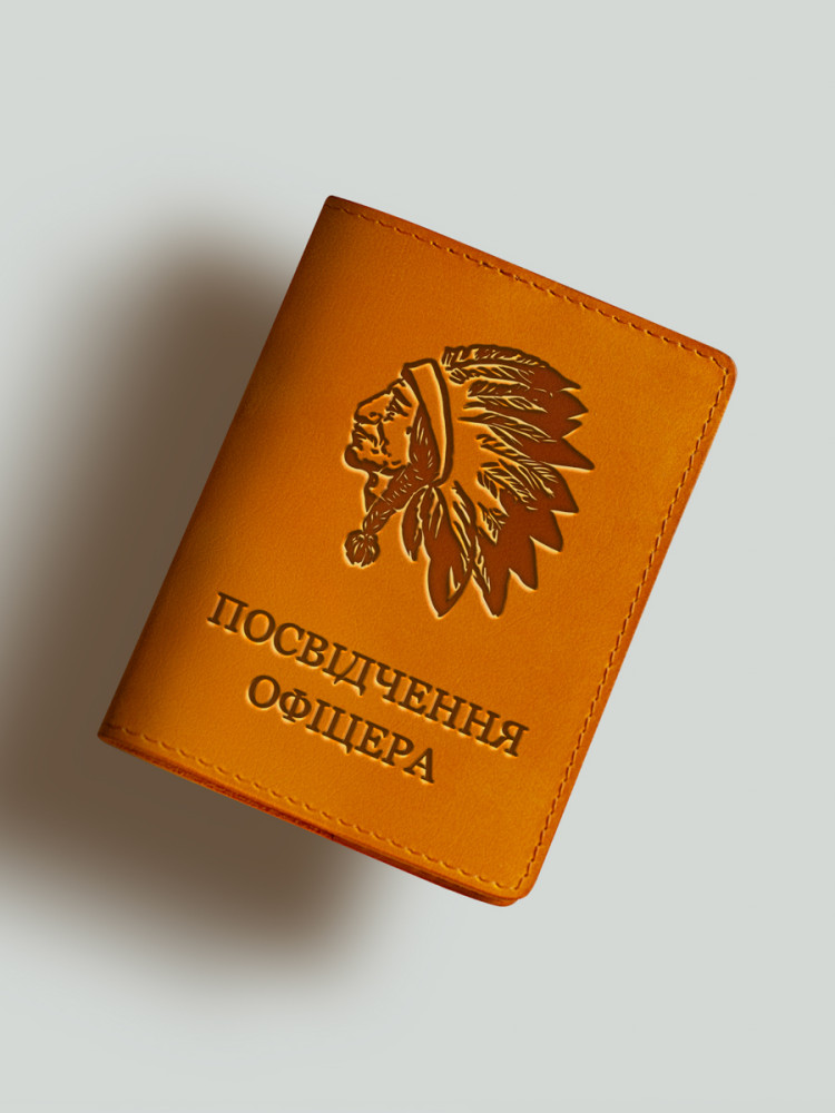 Обкладинка для посвідчення офіцера Індіанець