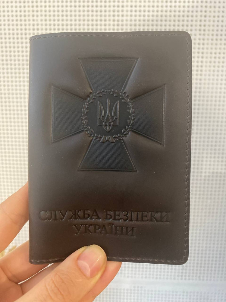 Обкладинка для посвідчення офіцера хрест СБУ