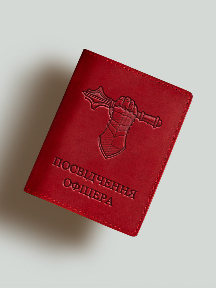 Обкладинка для посвідчення офіцера Танкових військ