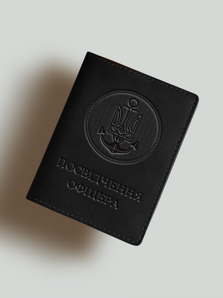 Обкладинка для посвідчення офіцера шеврон ВМС