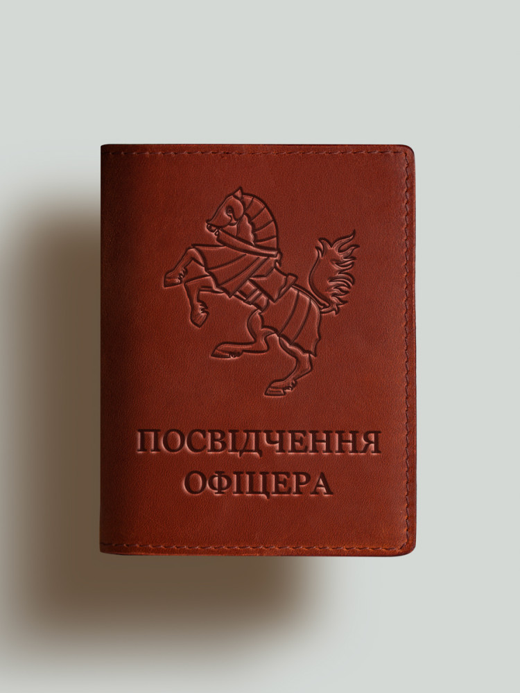Обкладинка для посвідчення офіцера 1 танкової бригади