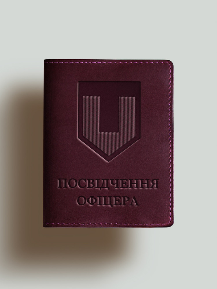 Обкладинка для посвідчення офіцера ТРО новий шеврон