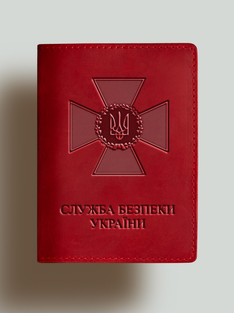Обкладинка для військового квитка хрест СБУ