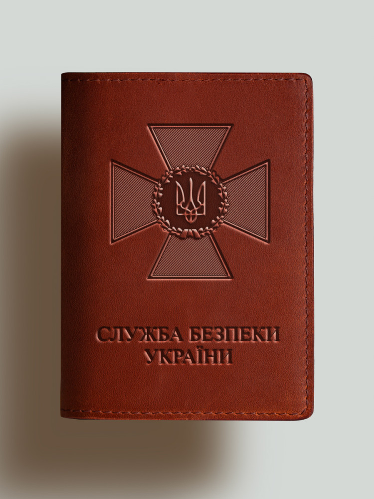 Обкладинка для військового квитка хрест СБУ