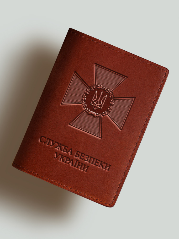 Обкладинка для військового квитка хрест СБУ