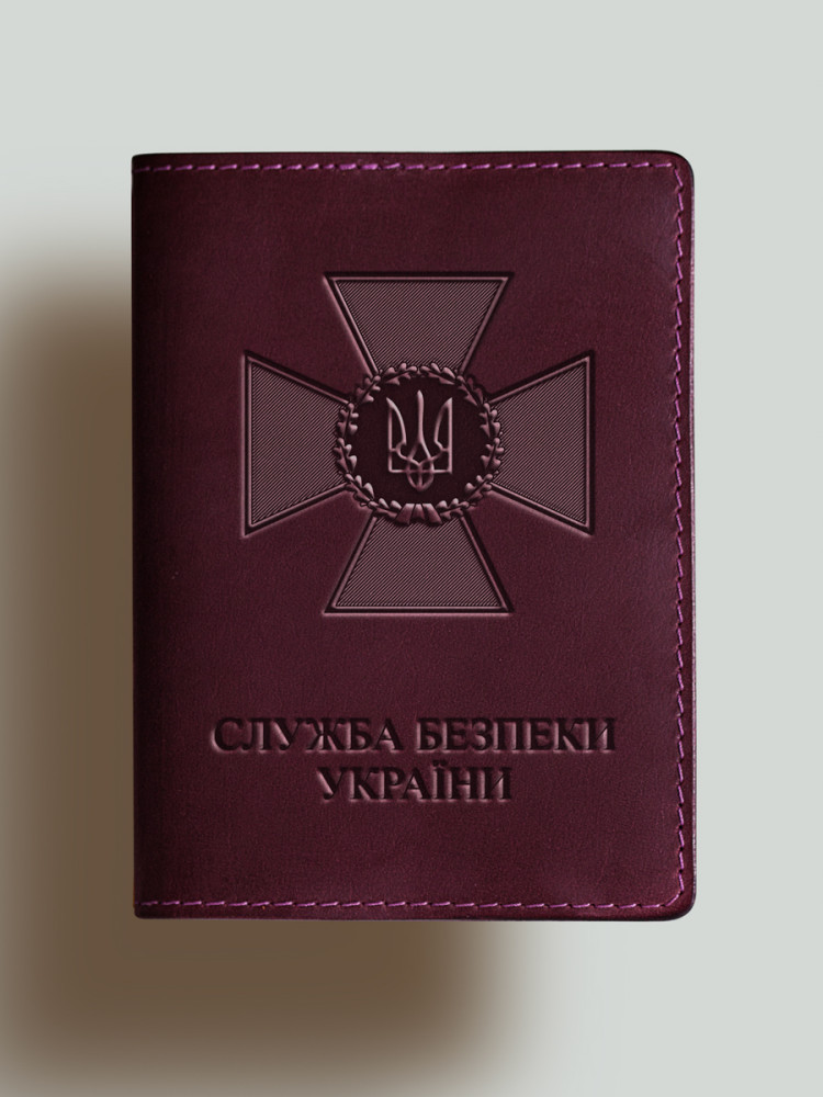 Обкладинка для військового квитка хрест СБУ