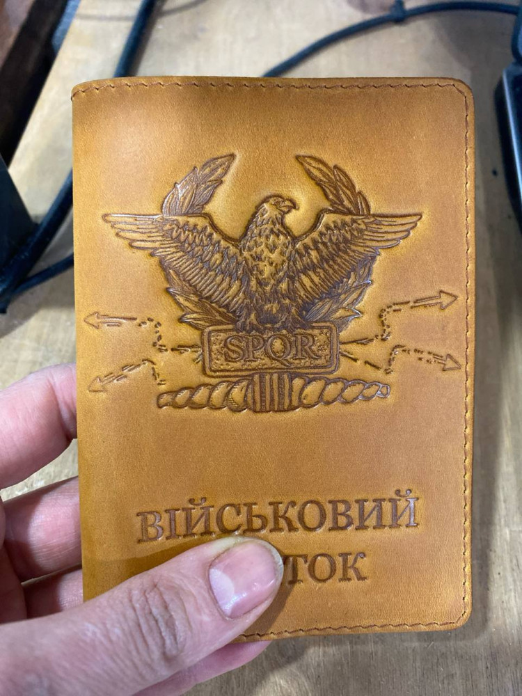 Обкладинка для військового квитка Орел Риму