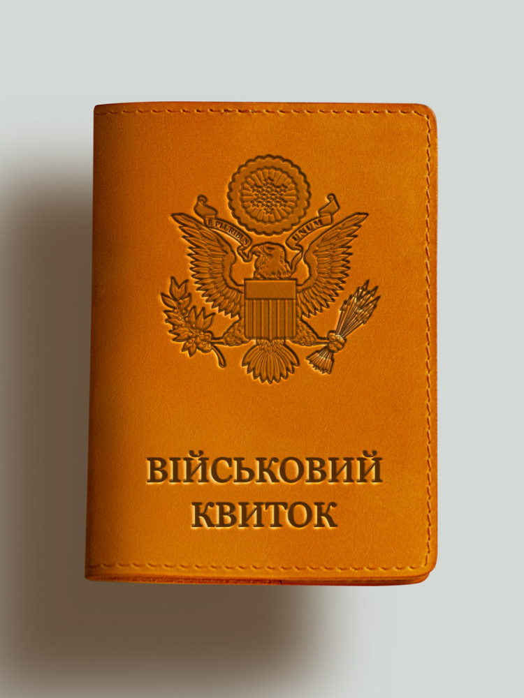 Обкладинка для військового квитка Герб США