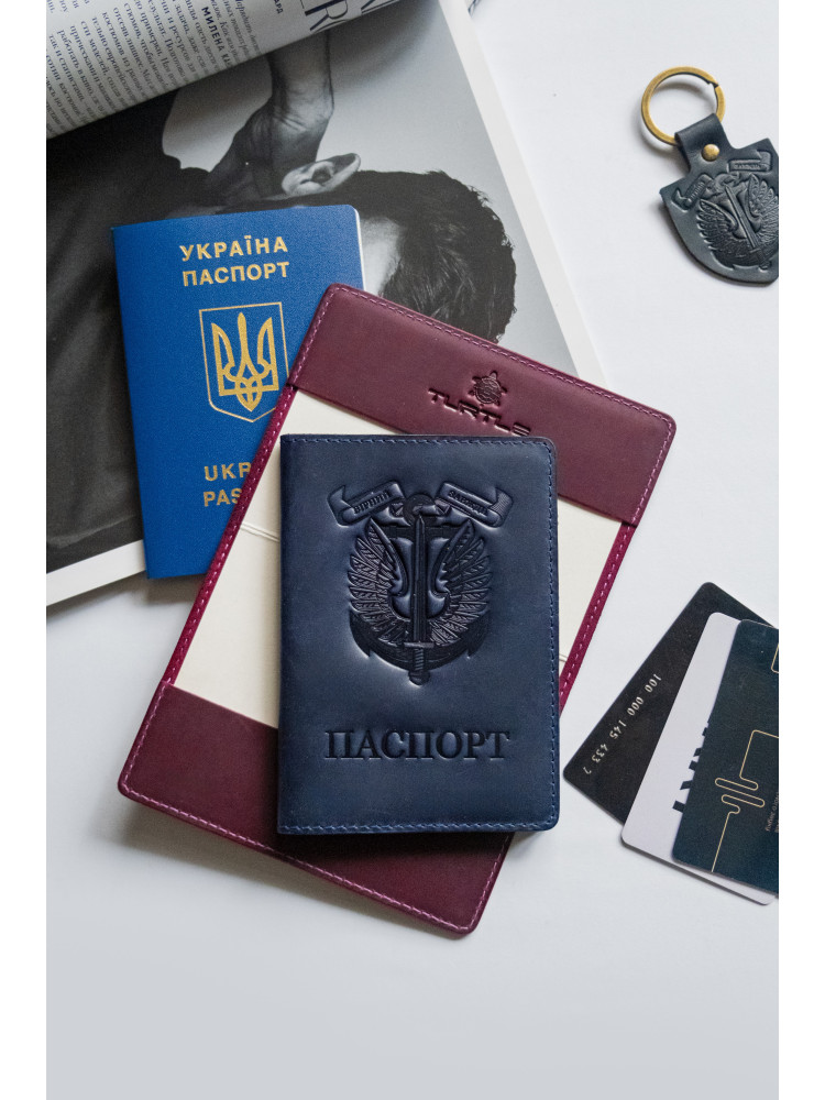 Обкладинка для паспорта з шевроном Морської Піхоти