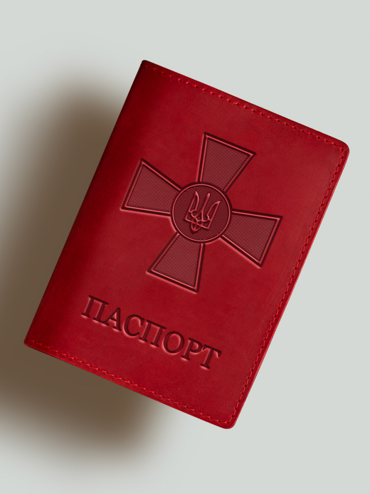 Обкладинка для паспорта Хрест ЗСУ