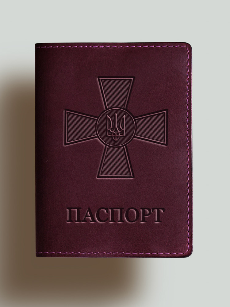 Обкладинка для паспорта Хрест ЗСУ