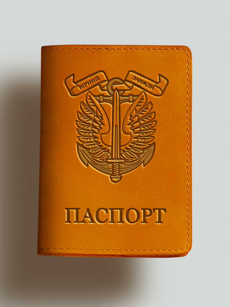 Обкладинка для паспорта з шевроном Морської Піхоти
